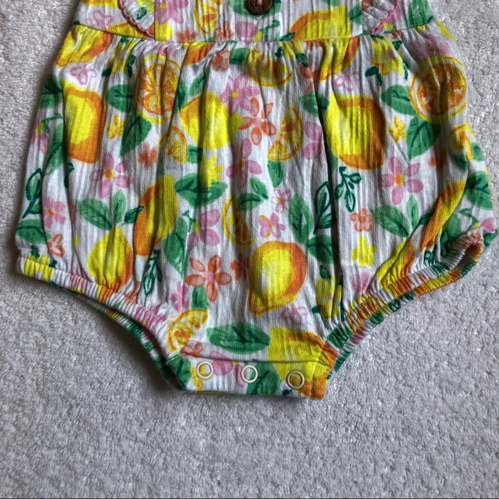 🌸🍋 NWT - WN Infant Summer Romper 🍋🌸 - Picture 6 of 10